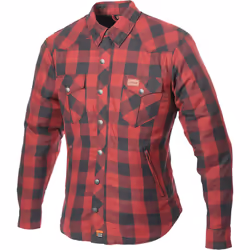 Büse Fairbanks Chemise de moto pour dames, rouge, taille 38 pour Femmes