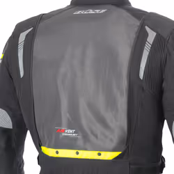 Büse Agadir Veste textile de moto, noir-jaune, taille M pour Hommes
