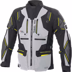 Büse Travel Pro Blouson textile de moto, noir-gris, taille 48 pour Hommes