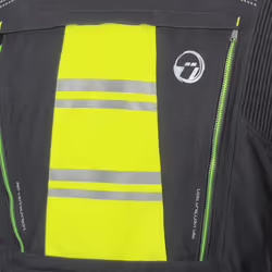 Büse Travel Pro Blouson textile de moto, noir-gris-jaune, taille 52 pour Hommes - Vue supplémentaire 4