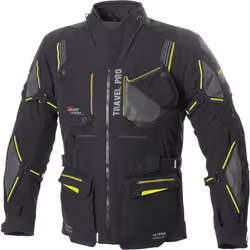 Büse Travel Pro Blouson textile de moto, noir-gris-jaune, taille 30 pour Hommes - Vue supplémentaire 9