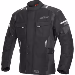 Büse Breno Pro Veste textile de moto, noir-gris, taille L pour Hommes