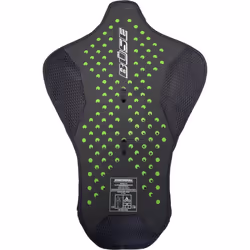 Büse Breeze Protecteur dorsal, noir-vert, taille L pour Hommes