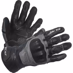Büse Miles Gants de moto perforés, noir-gris, taille 4XL pour Hommes