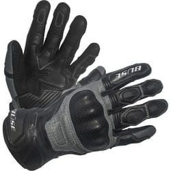 Büse Miles Gants de moto perforés, noir-gris, taille 4XL pour Hommes