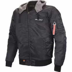 Büse Rexford Veste textile de moto, noir-gris, taille 48 pour Hommes