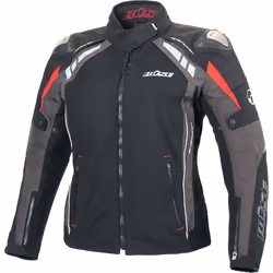 Büse B.Racing Pro Veste textile de moto pour dames, noir-gris, taille 38 pour Femmes