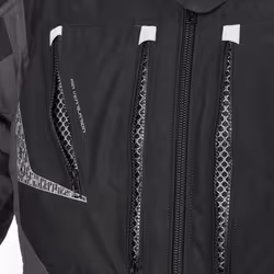 Büse Nero Veste textile de moto, noir-gris, taille 2XL pour Hommes