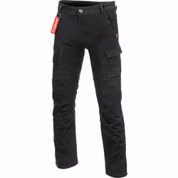 Büse Fargo Pantalon textile de moto pour dames, noir, taille 38 pour Femmes