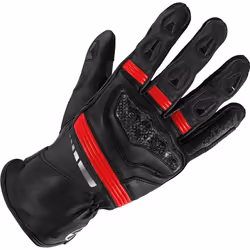 Büse Escape Gants de moto, noir-rouge, taille M L pour Hommes