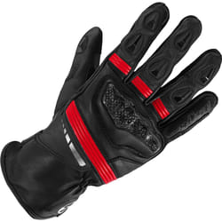 Büse Escape Gants de moto, noir-rouge, taille M L pour Hommes