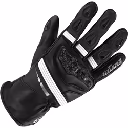 Büse Escape Gants de moto, noir-blanc, taille XL pour Hommes