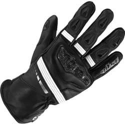 Büse Escape Gants de moto, noir-blanc, taille XL pour Hommes