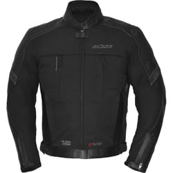 Büse Novaro Blouson de moto imperméable en cuir/textile, noir, taille 62 pour Hommes