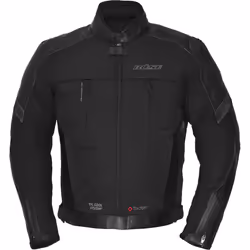 Büse Novaro Blouson de moto imperméable en cuir/textile, noir, taille 62 pour Hommes