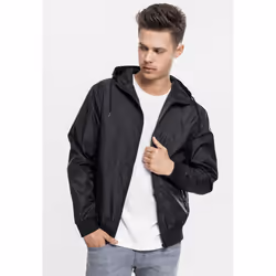 Urban Classics TB160, Blouson coupe-vent, Mâle, Adulte, M, SML, Noir