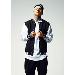Veste Urban Classic 2-tone college sweat basic