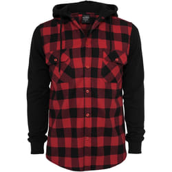 Chemise Urban Classic hooded ed flanell sweat leeve