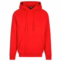 Urban Classics TB014-00199-0054, Adulte, Mâle, Sweat à capuche, Rouge, Col bénitier, Manches longues