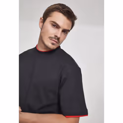 Urban Classics Contrast Tall Tee Tee-shirt Encolure torsadée Manche courte Coton - Vue supplémentaire 8