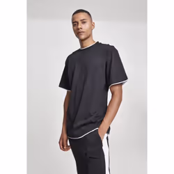 Urban Classics TB029A, Tee-shirt, Adulte, Mâle, Noir, Blanc, Monochromatique, XXXXXXL