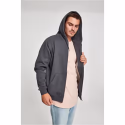 Sweatshirt à capuche grandes tailles Urban Classic zip - Vue supplémentaire 9