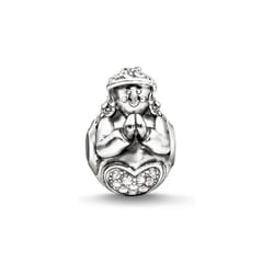 Thomas Sabo Perle de verre Femme K0182-643-14 (1 cm) Argenté (1 cm)