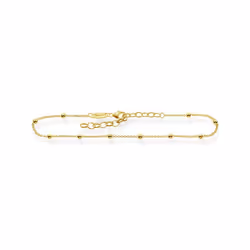 Chaîne de cheville Thomas Sabo argent plaqué or - Couleur de la matière:Jaune Taille/Longueur