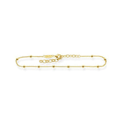Chaîne de cheville Thomas Sabo argent plaqué or - Couleur de la matière:Jaune Taille/Longueur