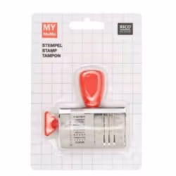 Rico Design 50070.11.07, Kit de tampons pour enfants, Rouge, Blanc