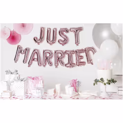 Rico Design Folienballon-set Just Married Ballon-jouet