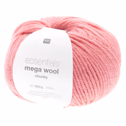 Rico Design 383235.018, Aran, Rose, Polyacrylique/Laine, 115 m, 30 °C, 100 g