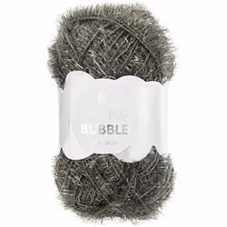 Rico Design Creative Bubble, Artisanat, Gris, Polyester, 90 m, 50 g, Lavage couleur (60°C)