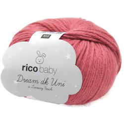 Rico Design 383234.019, Bébé, Léger, Rose, Acrylique/Polyamide, 115 m, 50 g