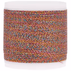 Fil à broder - RICO DESIGN - Arc-en-ciel Orange - 200 m - Métallisé - Plusieurs coloris disponibles