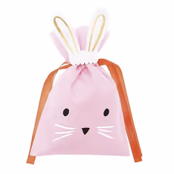 Rico Design Geschenktüte Hase, Sac emballage cadeau, Rose, Motif, Polypropylène (PP), 75 g/m², 200 mm