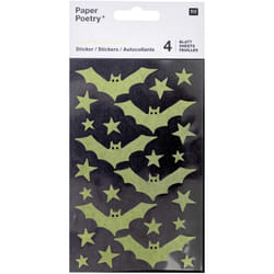 Rico Design Sticker Fledermaus autocollant décoratif Papier Vert 96 pièce(s)