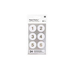 Rico Design 99001.80.51 autocollant décoratif Or, Blanc 24 pièce(s)