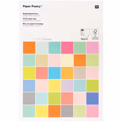Rico Design 99010.09.22, papier d'art, 180 g/m², 30 feuilles