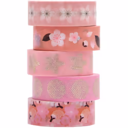 Rico Design 300267, Multicolore, Motif, Papier, Amovible, 10 m, 15 mm