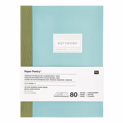 Rico Design 302206 bloc-notes 80 feuilles Couleur menthe