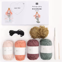 Rico Design Ricorumi Mermaid, Artisanat, Multicolore, Acrylique/Coton, 57,5 m, 25 g, Boîte