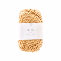 Rico Design Creative Ricorumi dk, DK, Fin, Marron, Coton, 57,5 m, 30 °C