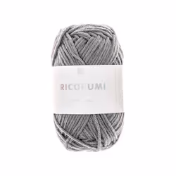 Rico Design Creative Ricorumi dk, DK, Fin, Gris, Coton, 57,5 m, 30 °C
