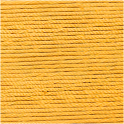 Rico Design Creative Cotton aran, Aran, Léger, Jaune, Coton, 85 m, 60 °C
