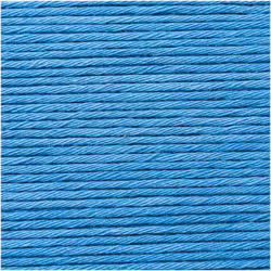 Rico Design Creative Cotton aran, Aran, Léger, Bleu, Coton, 85 m, 60 °C
