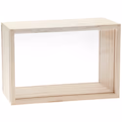 Rico Design 500133, Transparent, Bois, Acrylique, Pin, Rectangulaire, 2 pièce(s), 200 mm, 130 mm