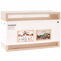 Rico Design 500133 statue et figurine décorative Transparent, Bois Acrylique, Pin