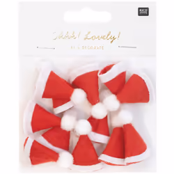 Rico Design 7040.31.15 ornement décoratif Rouge, Blanc 12 pièce(s)