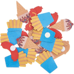 Rico Design 7040.32.69 autocollant décoratif Bois Multicolore 24 pièce(s)